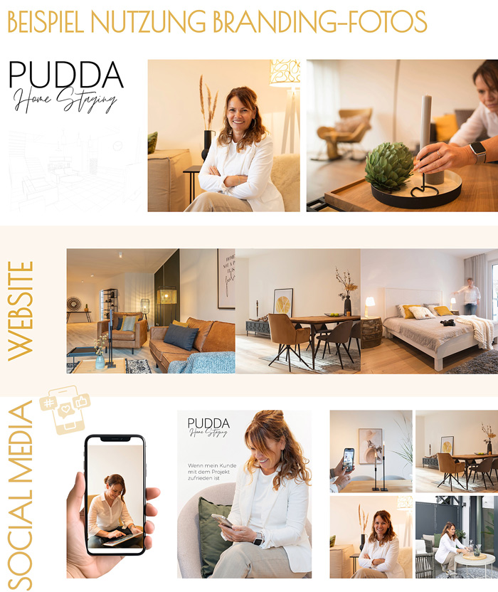 Beispiel für Branding Fotos am Beispiel von Pudda-Home-Staging